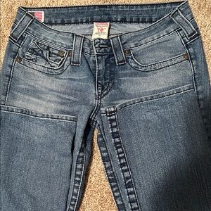 True Religion Women's Classic Blue Boot Cut Jeans